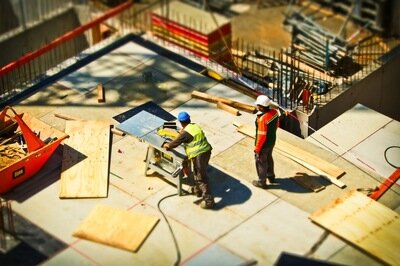 construction ERP - building site