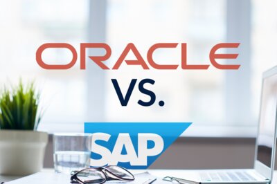Oracle vs SAP - man at computer